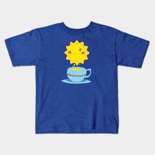 Sun dripping light for tea! Kids T-Shirt